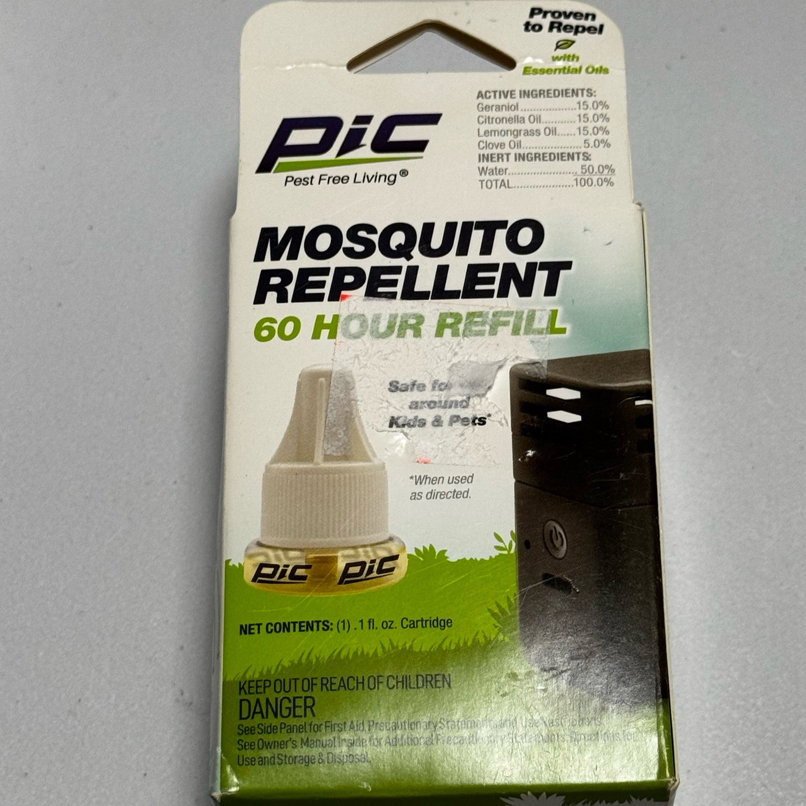 PIC Mosquito Botanical Repellent​ 60 Hour REFILL Set Of 6 REFILLS in 6 New Boxes