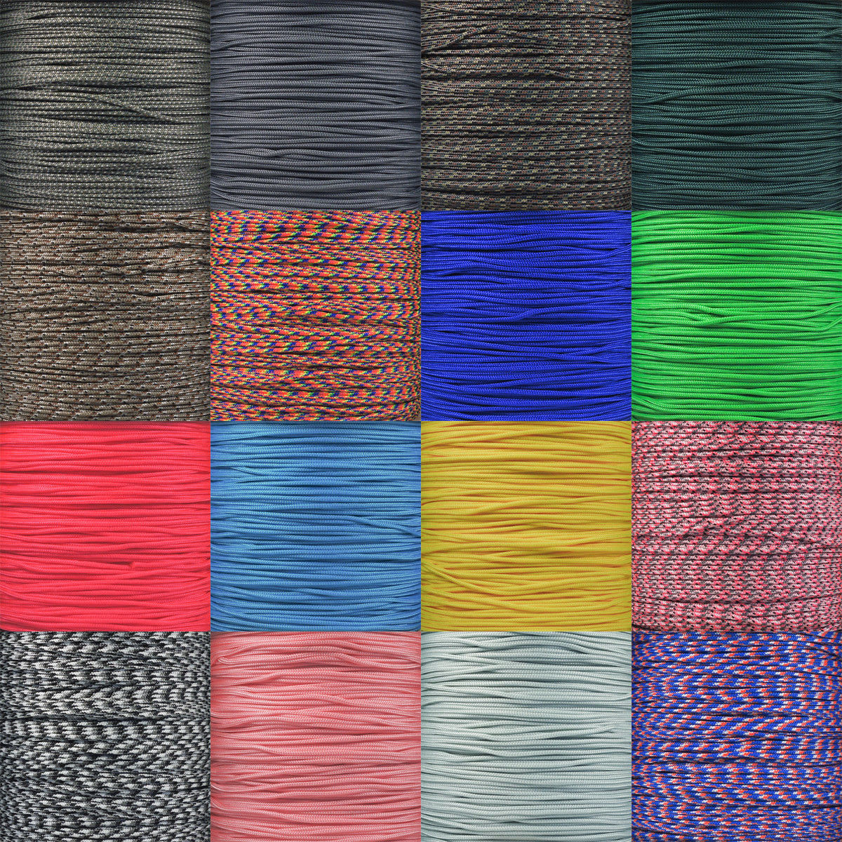 Type 1 Paracord 95 LB Tensile Strength 1/14″ Dia. Tactical Cord – 1 Strand 2 Ply