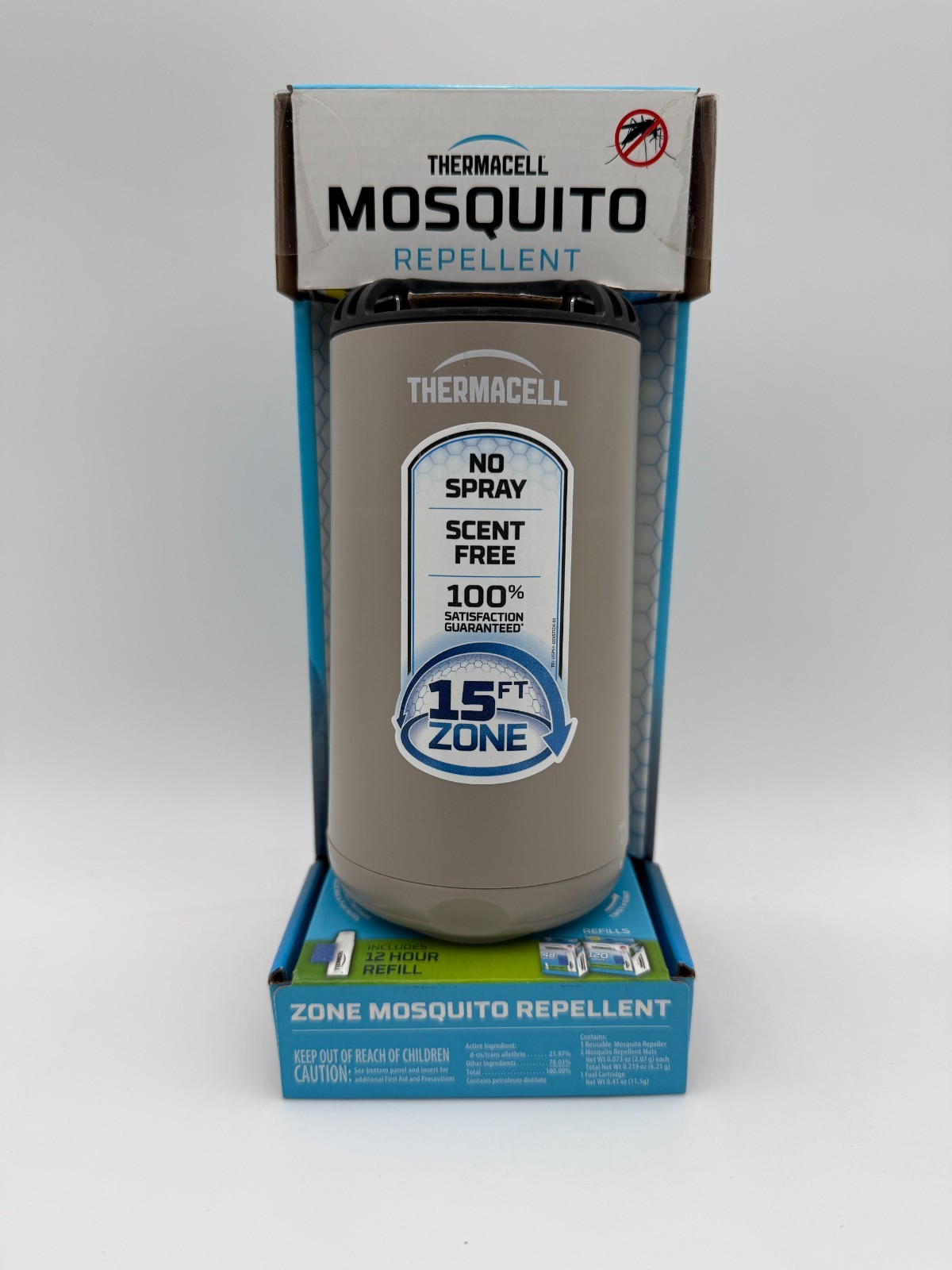 Thermacell Patio Shield Mosquito Repeller Outdoor Mosquito Repellent 15 ft Zone