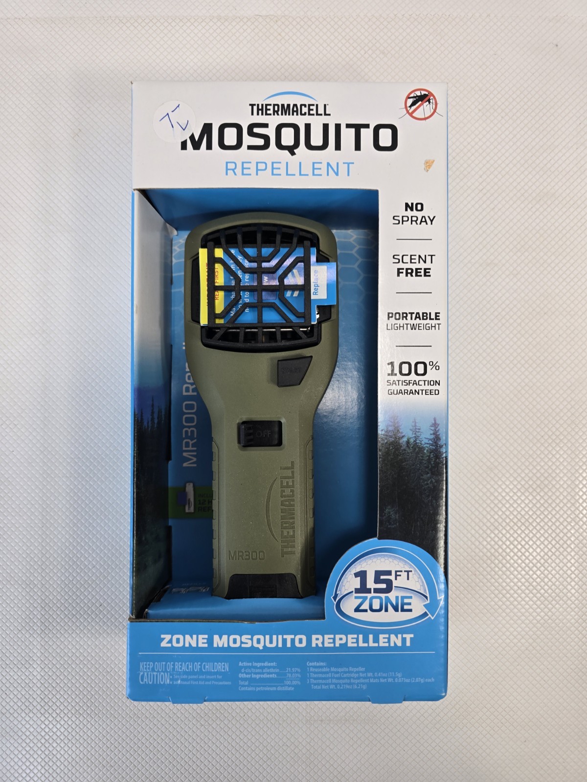 Thermacell Mosquito Repellent MR300 Portable Heat Activated Repellent NIB/New