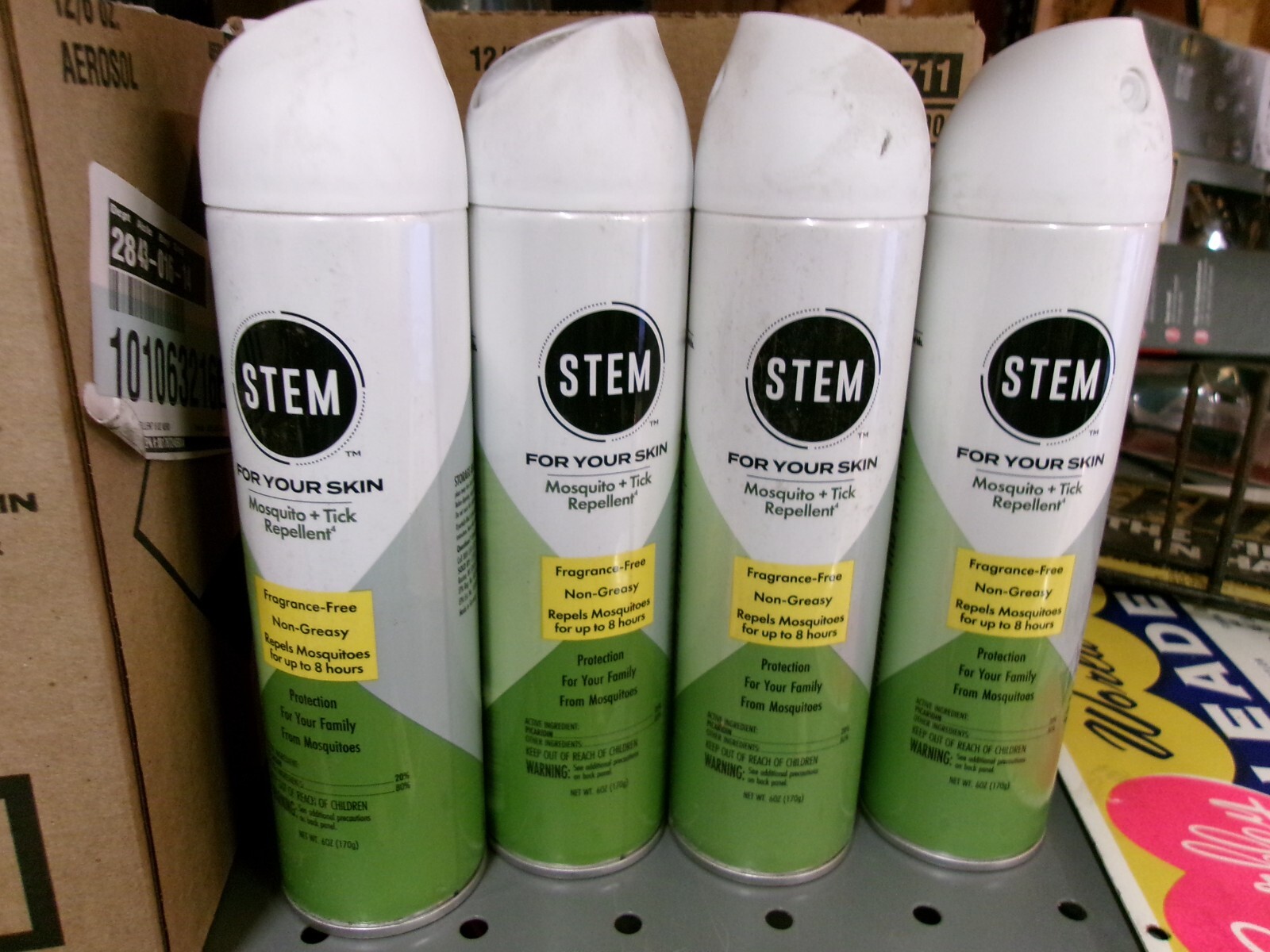 Lot of 4 Stem Mosquito & Tick Repellent Spray 4oz – For Your Skin A