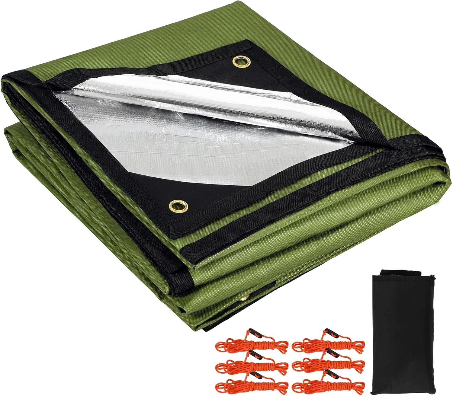 RedSwing Heavy Duty Survival Blanket, Waterproof Emergency Thermal Tarp, Multipu