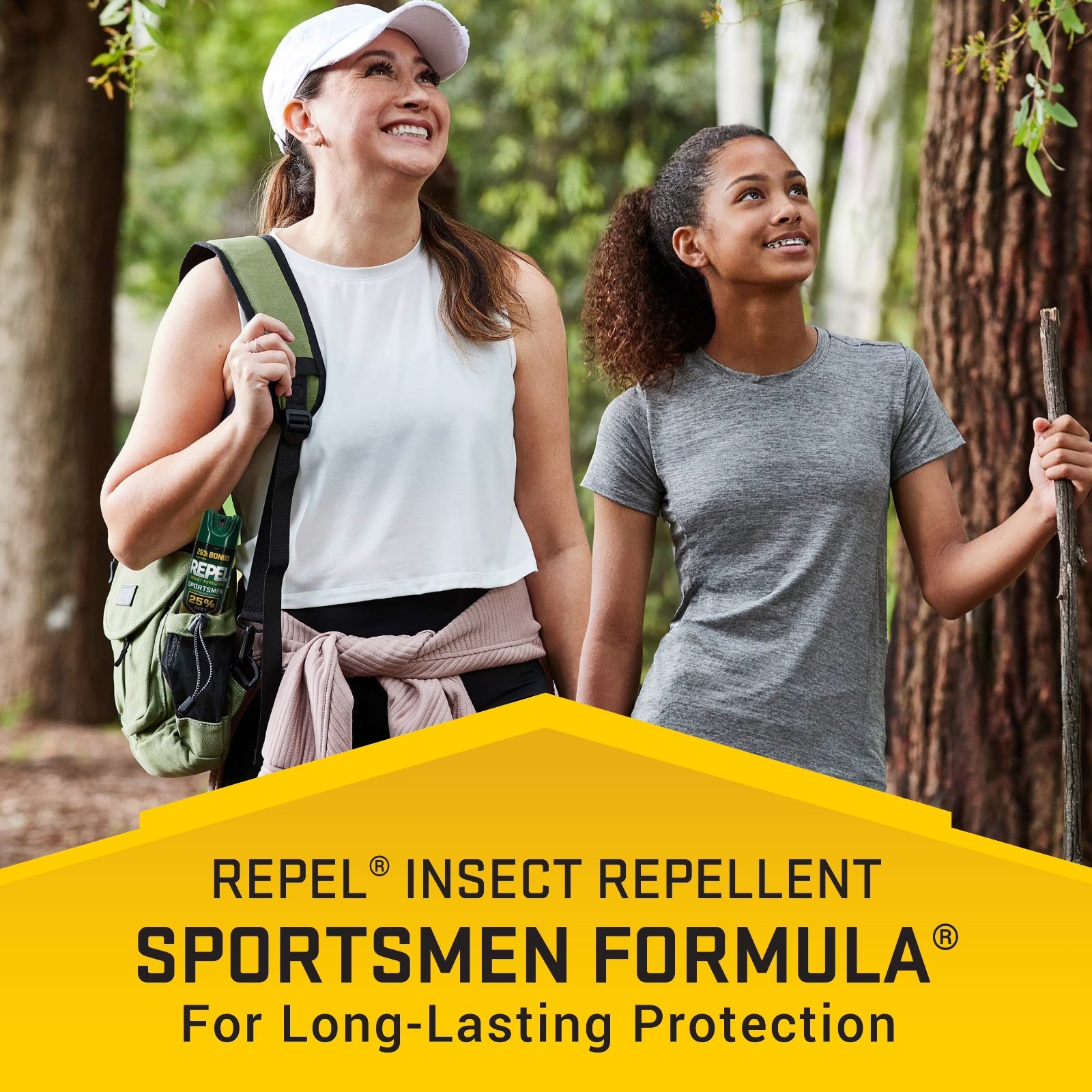 (2 pack) Repel Insect Repellent Sportsmen Formula 25% DEET, Bonus Aerosol, 8.125