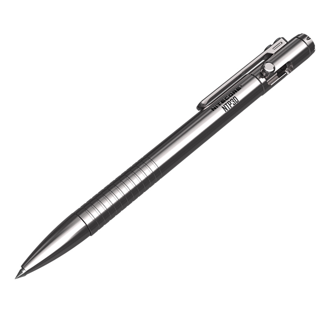 NITECORE NTP30 Titanium Bidirectional Bolt Action Tactical Pen