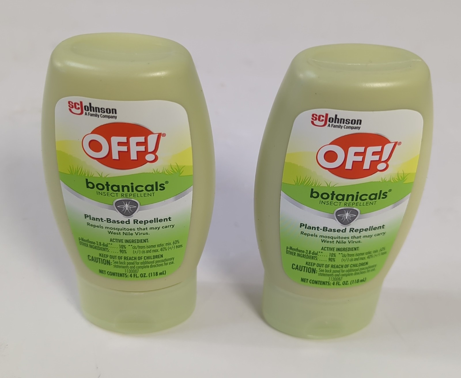 SC Johnson Brand – Off! Botanicals Plant Based Insect Repellent 4 Fl Oz – 2 Pack
