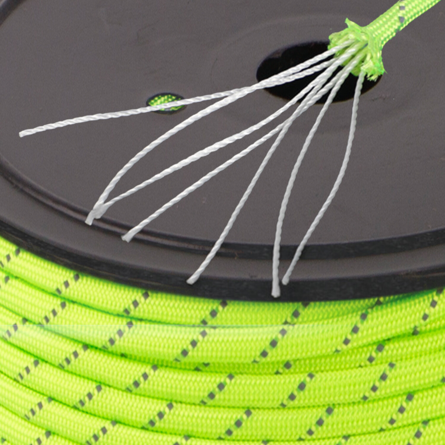 HERCULES 250ft Type III Paracord 550 Paracord lot Rope Parachute Cord Reflective