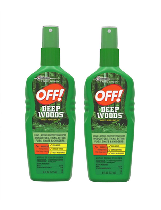 2 ~ OFF! Deep Woods INSECT REPELLENT VII Liquid Spray For Mosquito, Ticks 6 oz