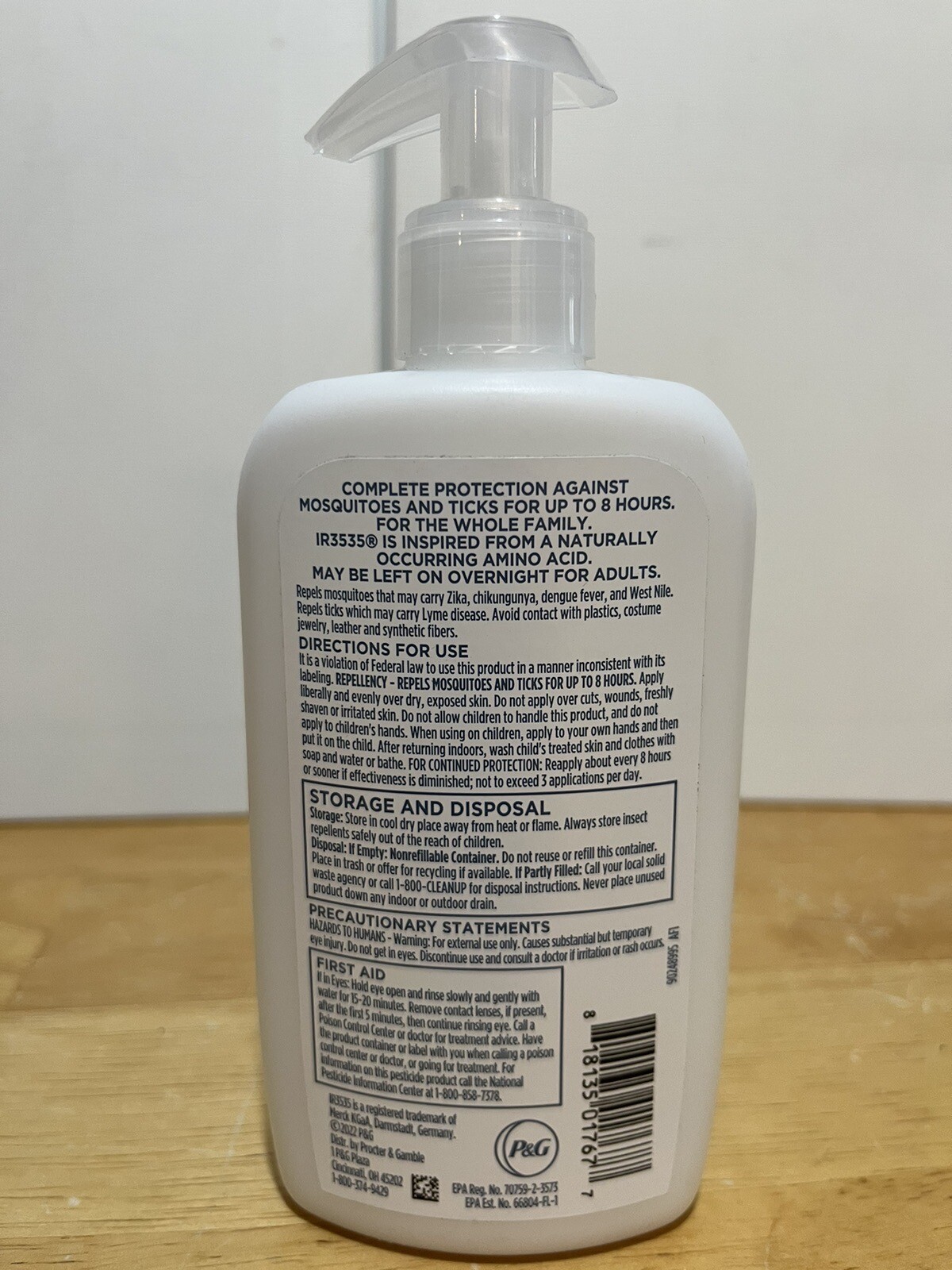 Zevo On-Body Mosquito + Tick Repellent Lotion 6.5 oz