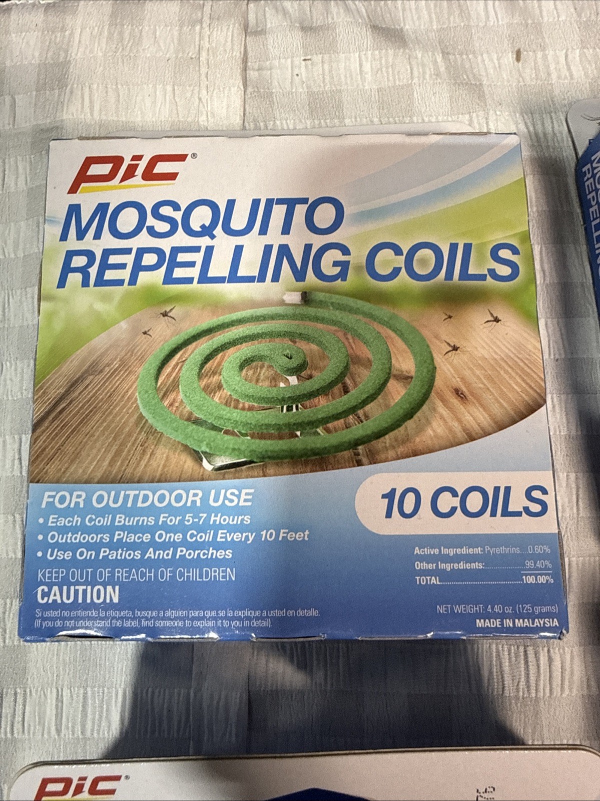 Lot Of 12 Packs Of Pic Mosquito Repelling Coils 10 Coils Each Pk Total 120 Coils
