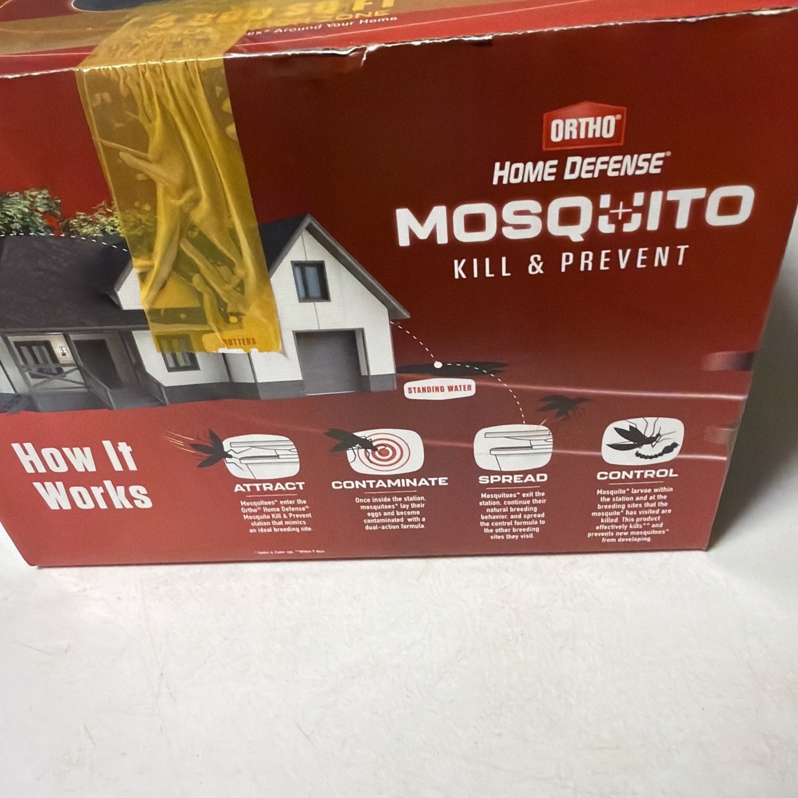 Ortho Home Defense Mosquito Preventer Controls Mosquitoes and Larvae, Silent