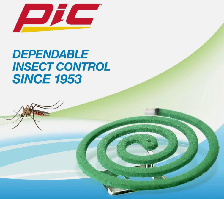 PIC Mosquito Coils 4 Pack NEW Outdoor Bug Repellent Patio Porch Camping Use