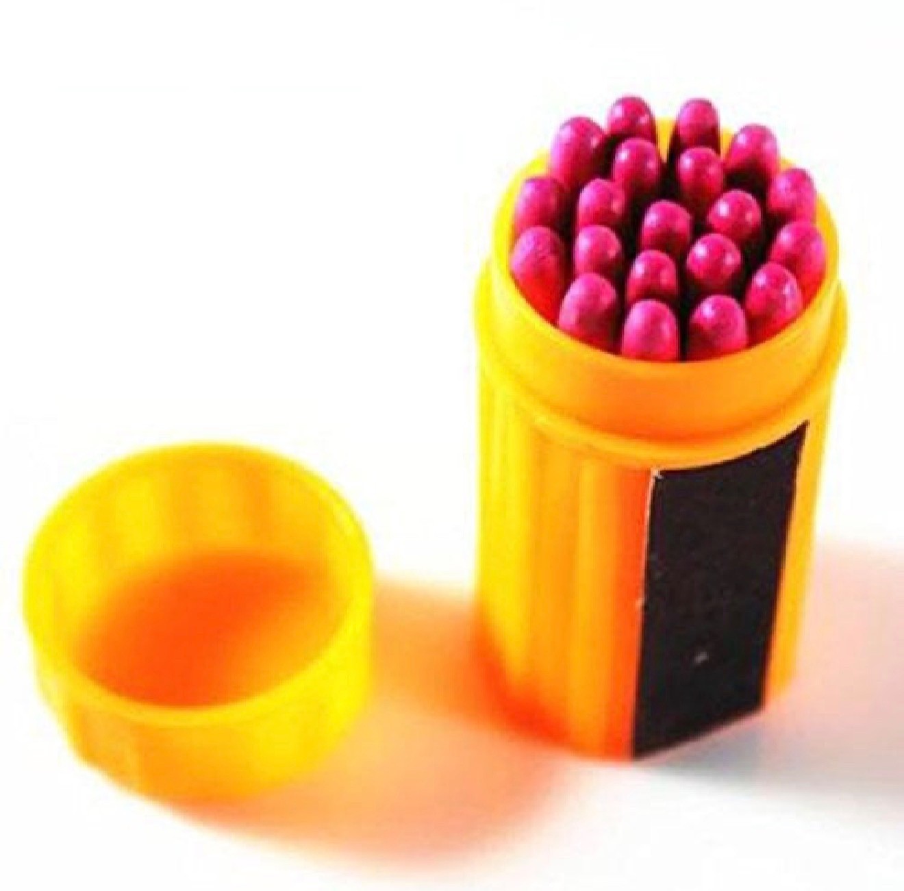 20ct STORM PROOF MATCHES W/CASE 10 Sec. Burn Wind proof Survival