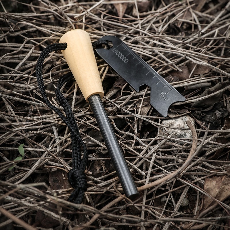 Fire Starter Flint & Steel Striker Bushcraft, Emergency Waterproof Survival Kits