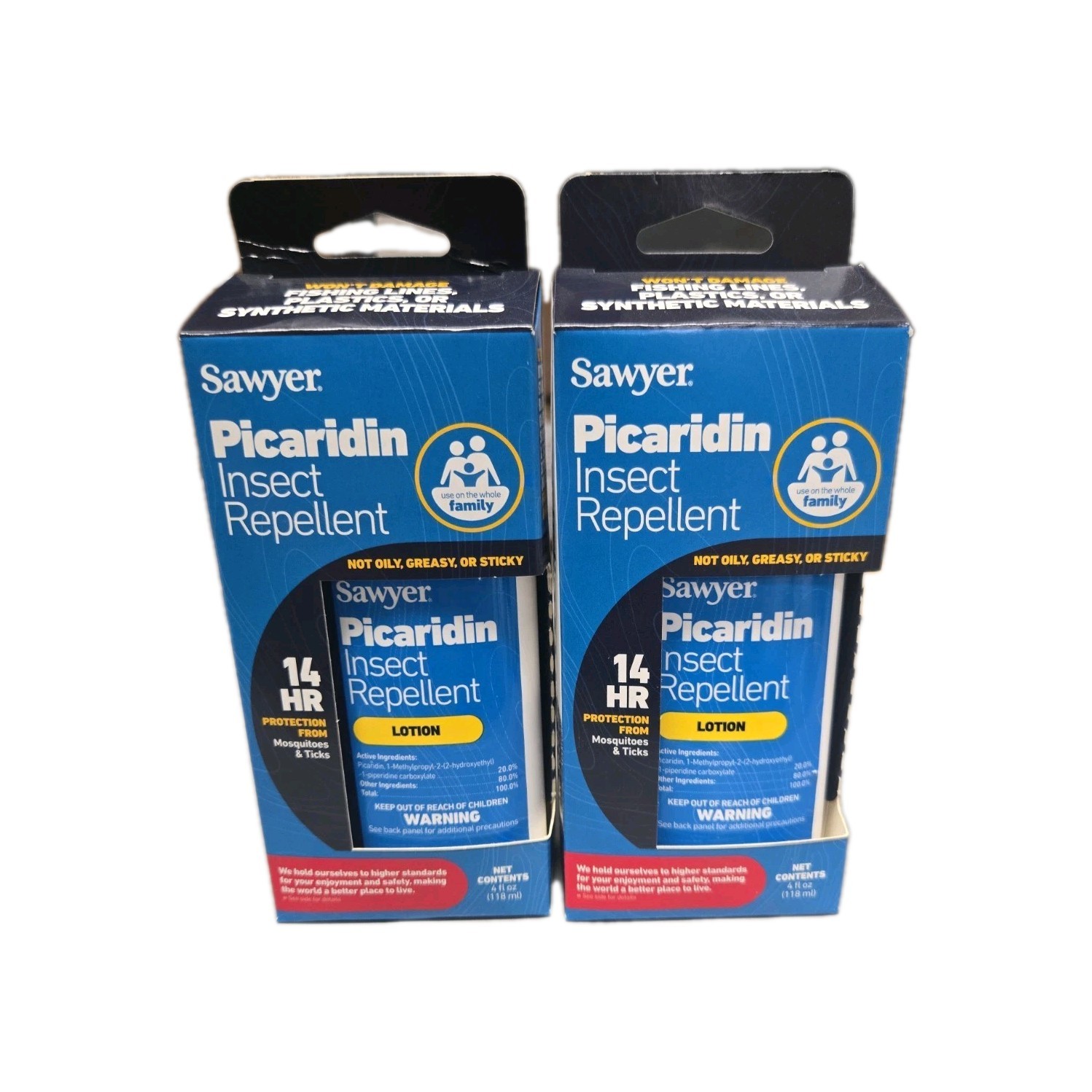 Sawyer Products SP564 Premium Insect Repellent w/ 20% Picaridin, Lotion 2 PK-4oz