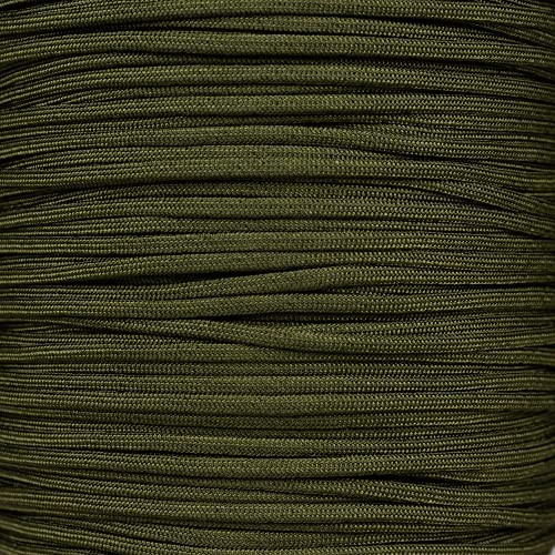 7 Strand 550 Paracord and 11 Strand 750 Paracord 7 Strand – 10 Feet Camo Green