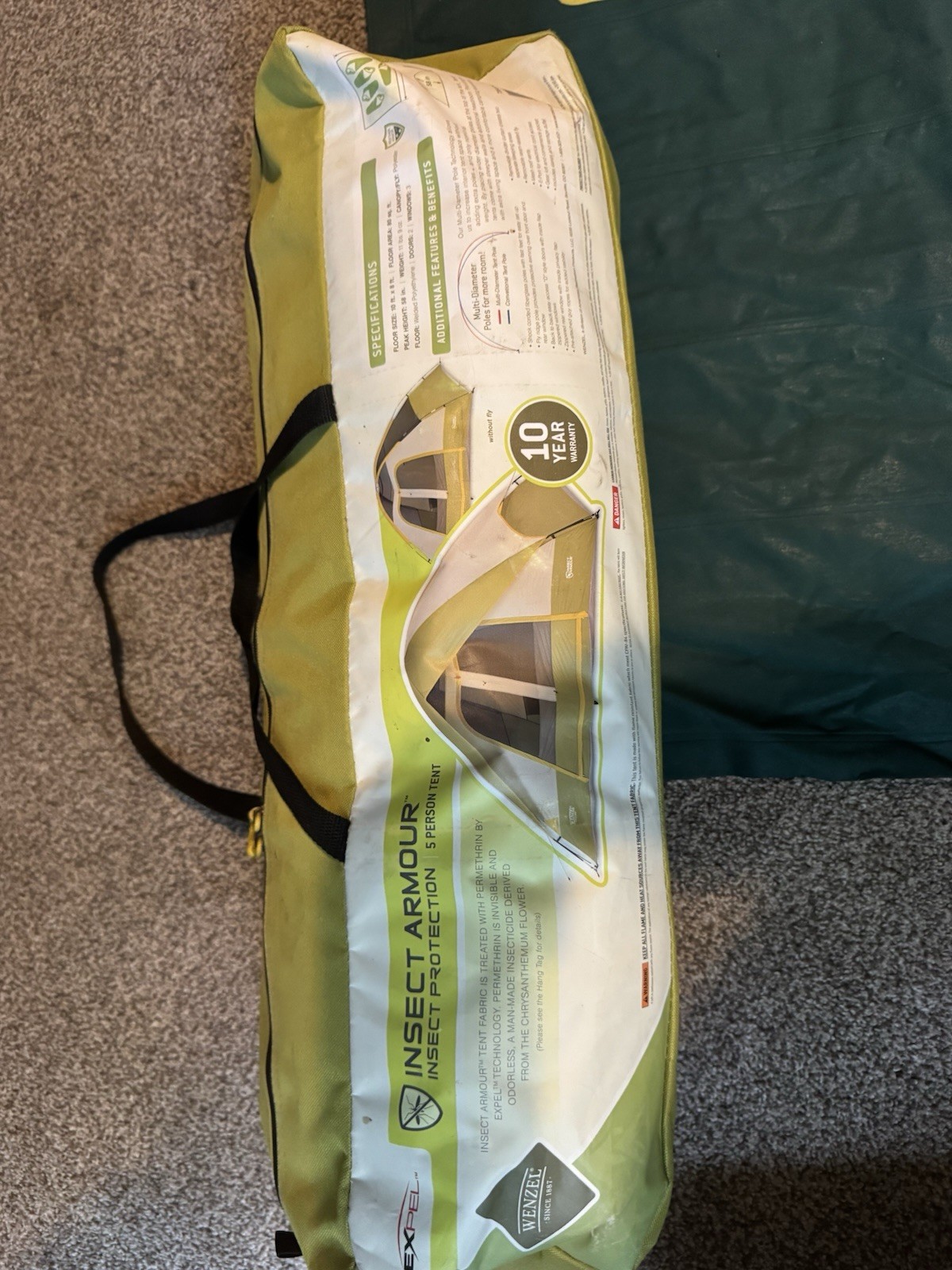 Lot of Camping Gear/ Bags/ Tent/ Ponchos/ Air Mattress