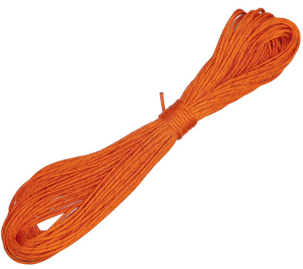 Parachute Cord PIA-C-5040 Type 2 Mil-Spec Paracord Orange 400 lb Strength