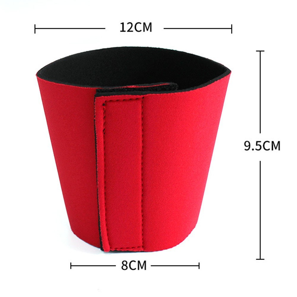 Non slip Neoprene Cup Sleeves Heat Insulation Comfortable Grip Reusable