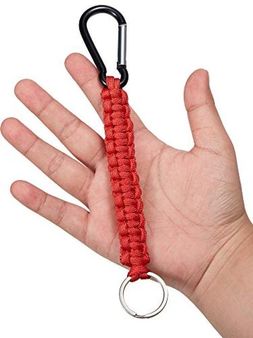 24 Pieces 10 Feet Paracord Cord 550 Multifunction Paracord Bracelet Rope