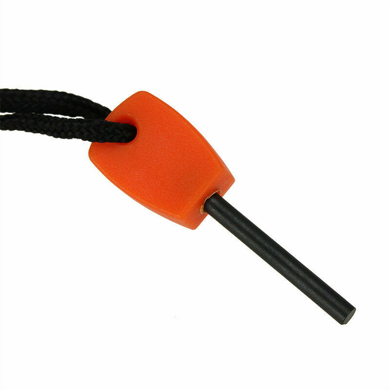10 Magnesium Ferro Rod Survival Flint Fire Starter Emergency Striker Ferrocerium