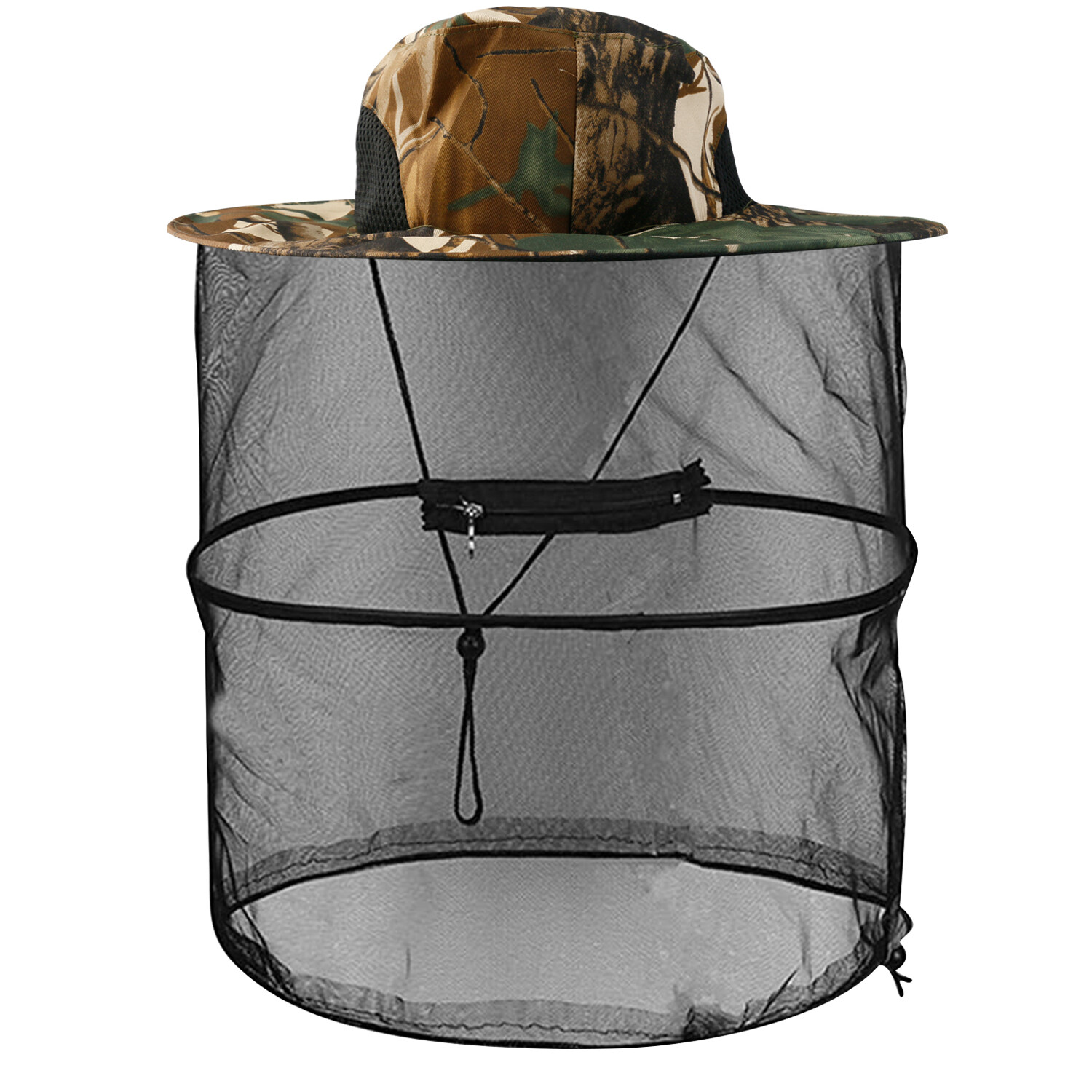 Anti-Mosquito Bug Bee Insect Head Net Hat Cap Sun Protection for Fishing Hiking