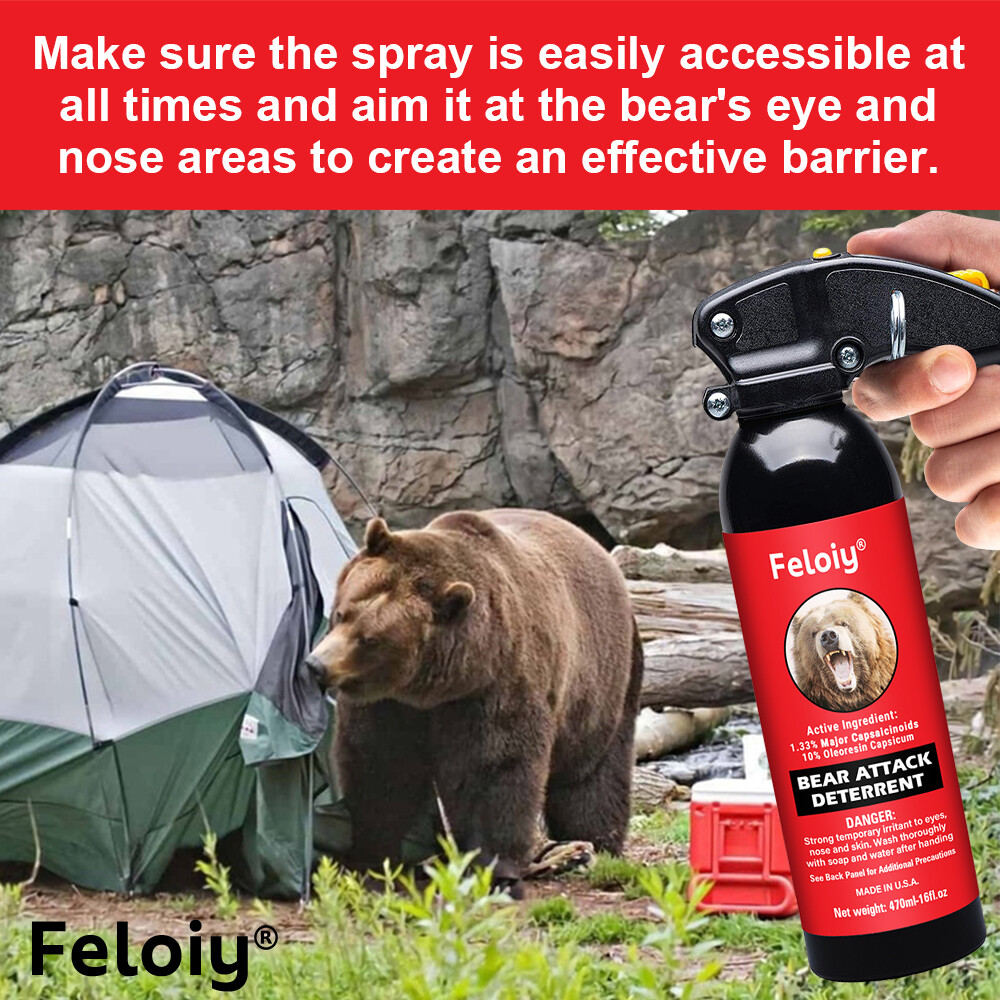 Feloiy Pepper Self Defense Spray Holster – 16 oz