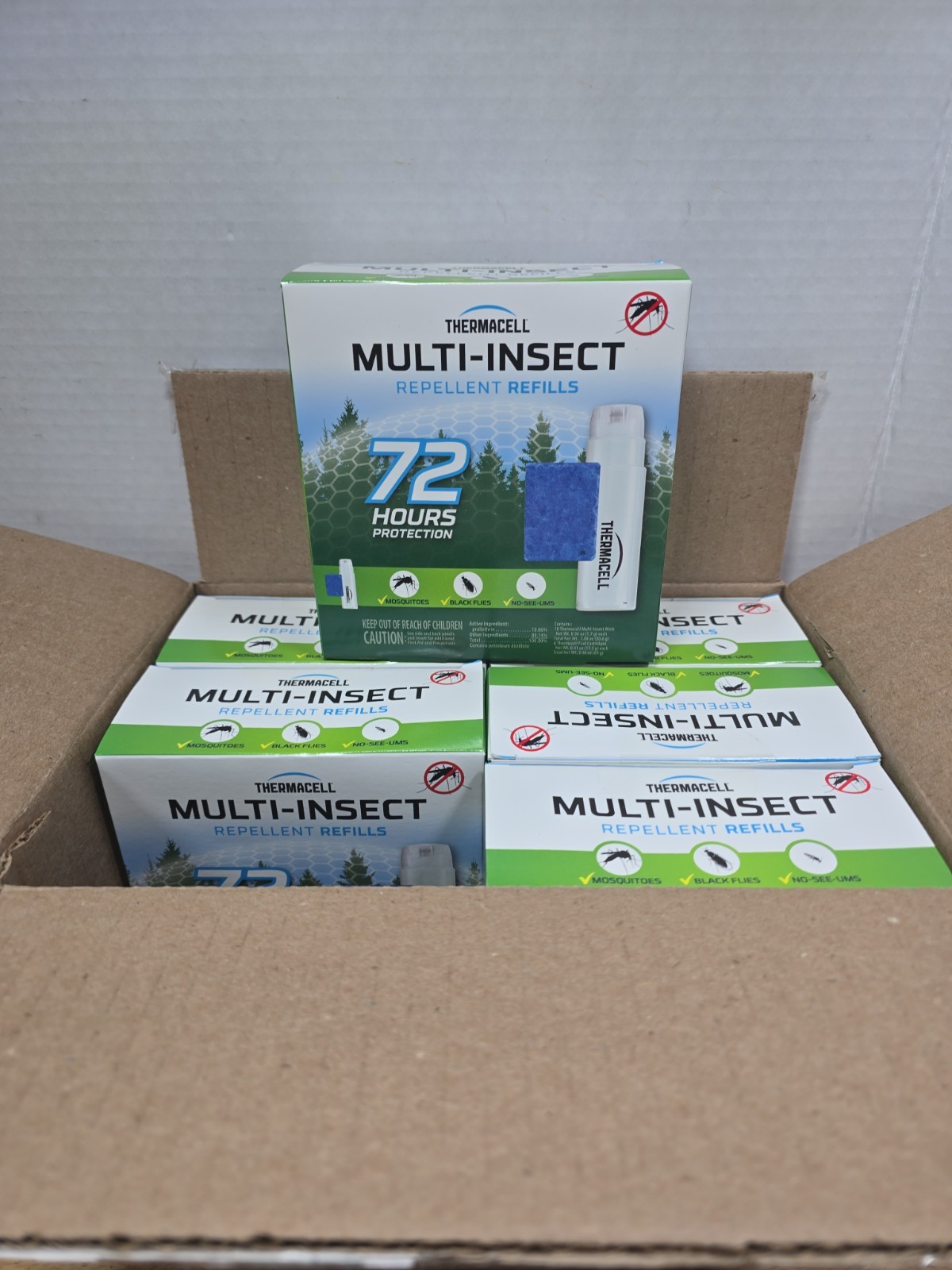 ThermaCell Mosquito Repellent Refill 6 Pack, Case Of 6, 72 Hrs Each. 432 Hours