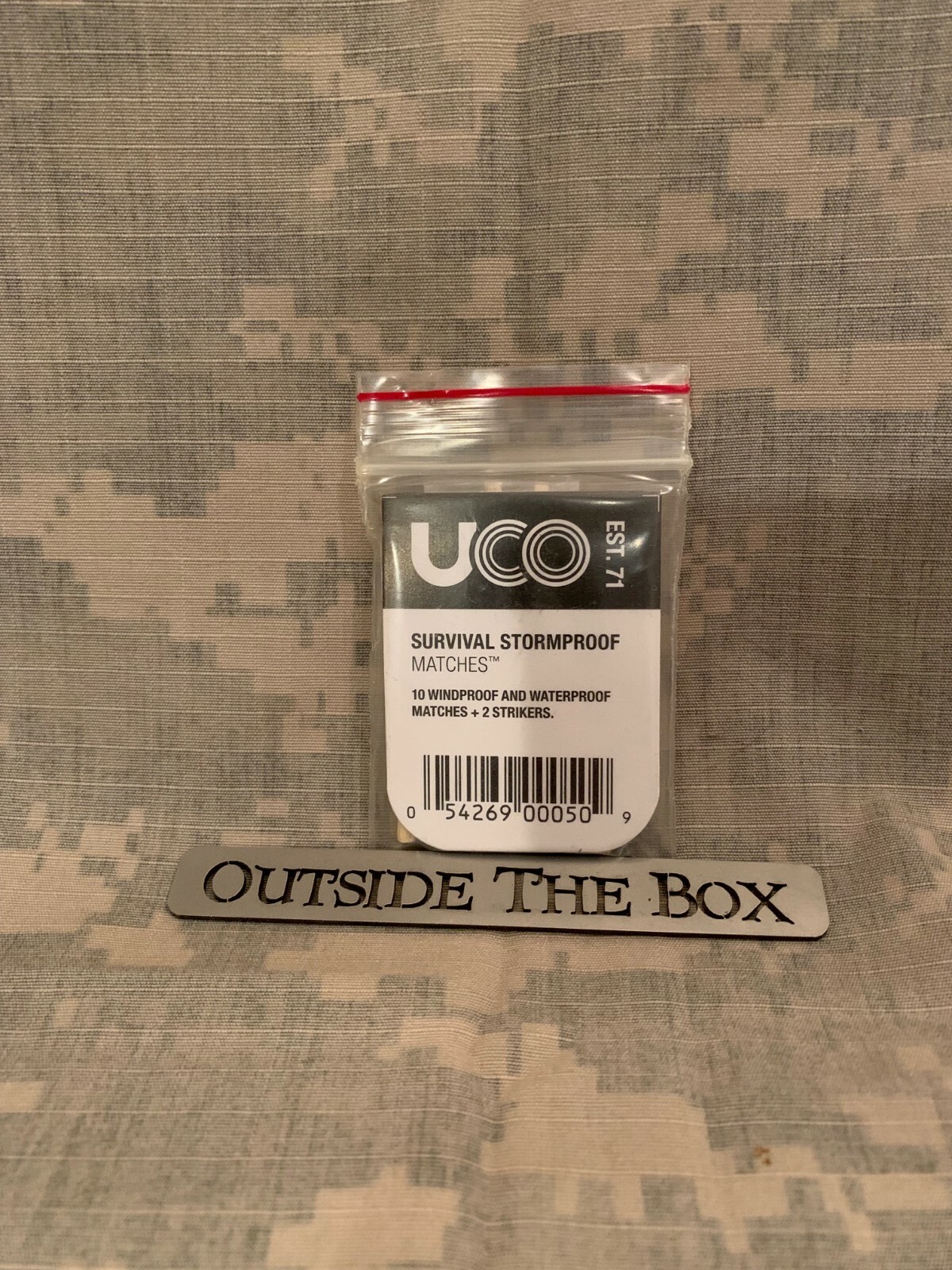 Emergency/Survival: UCO Survival Stormproof Match Kit – 10 Matches & 2 Strikers