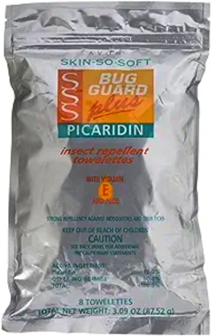 Avon Skin So Soft Bug Guard Plus Picaridin Towelettes – NEW