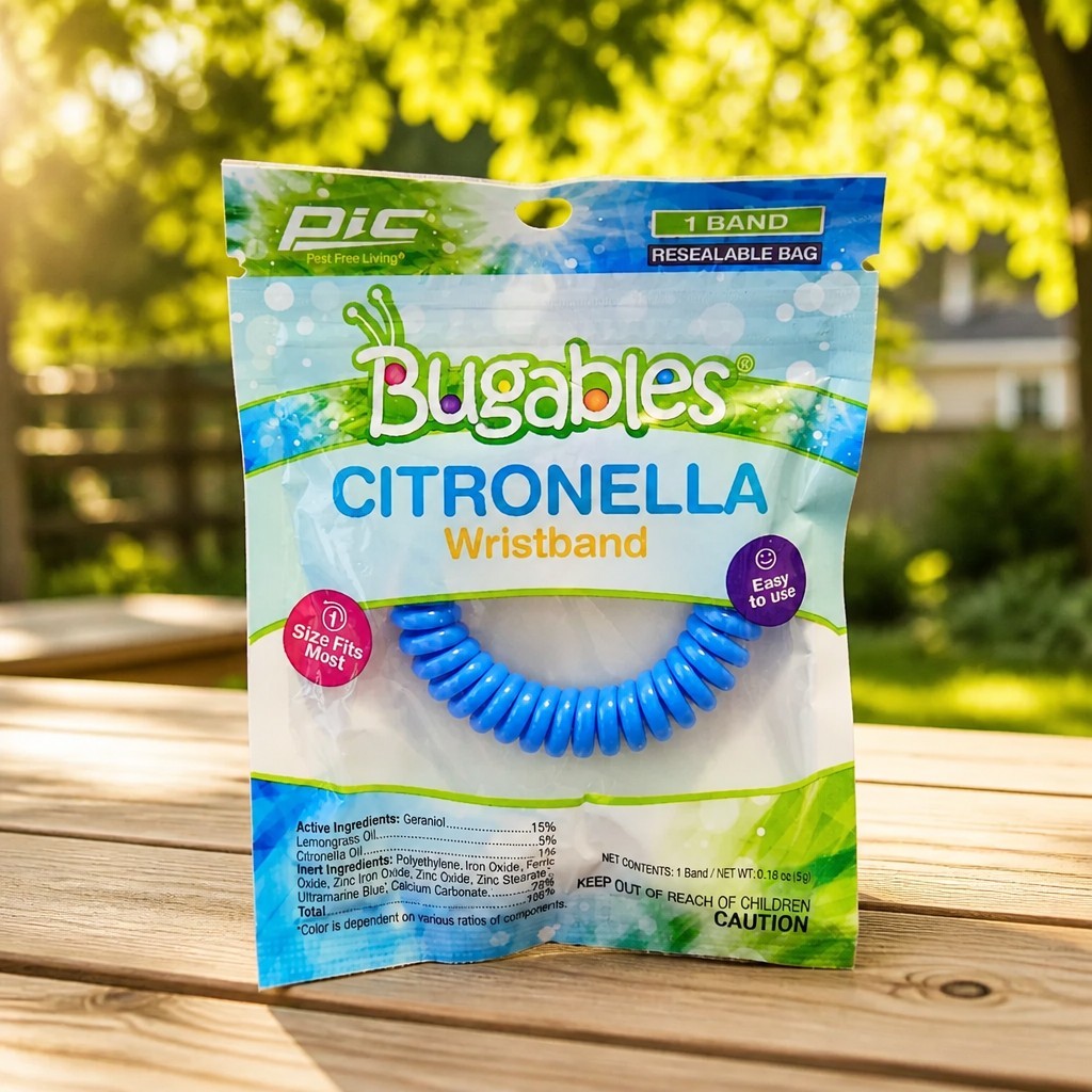PiC Pest Free Living Bugables Citronella Wristband 1 Band