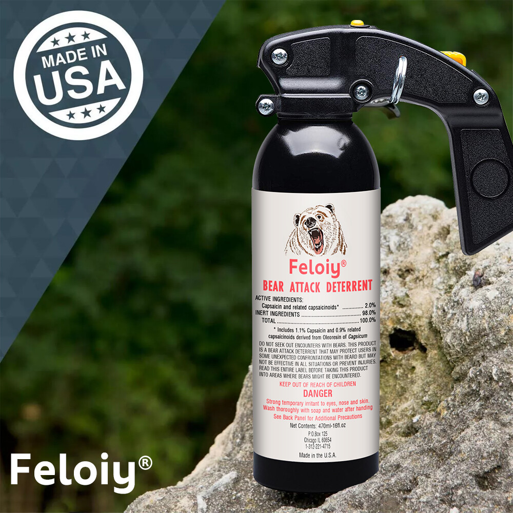 Feloiy Pepper Spray 16oz Powerful Stream Strongest Legal Formula