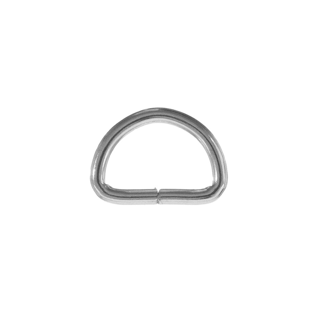 1/2 inch Silver Metal D-Ring – Use for Crafting and DIY – Multiple Pack Options