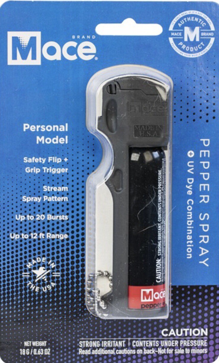 MACE 12 FT DEFENSE PERSONAL Pepper Gard GUARD Spray FLIP TOP Self Defense HOME