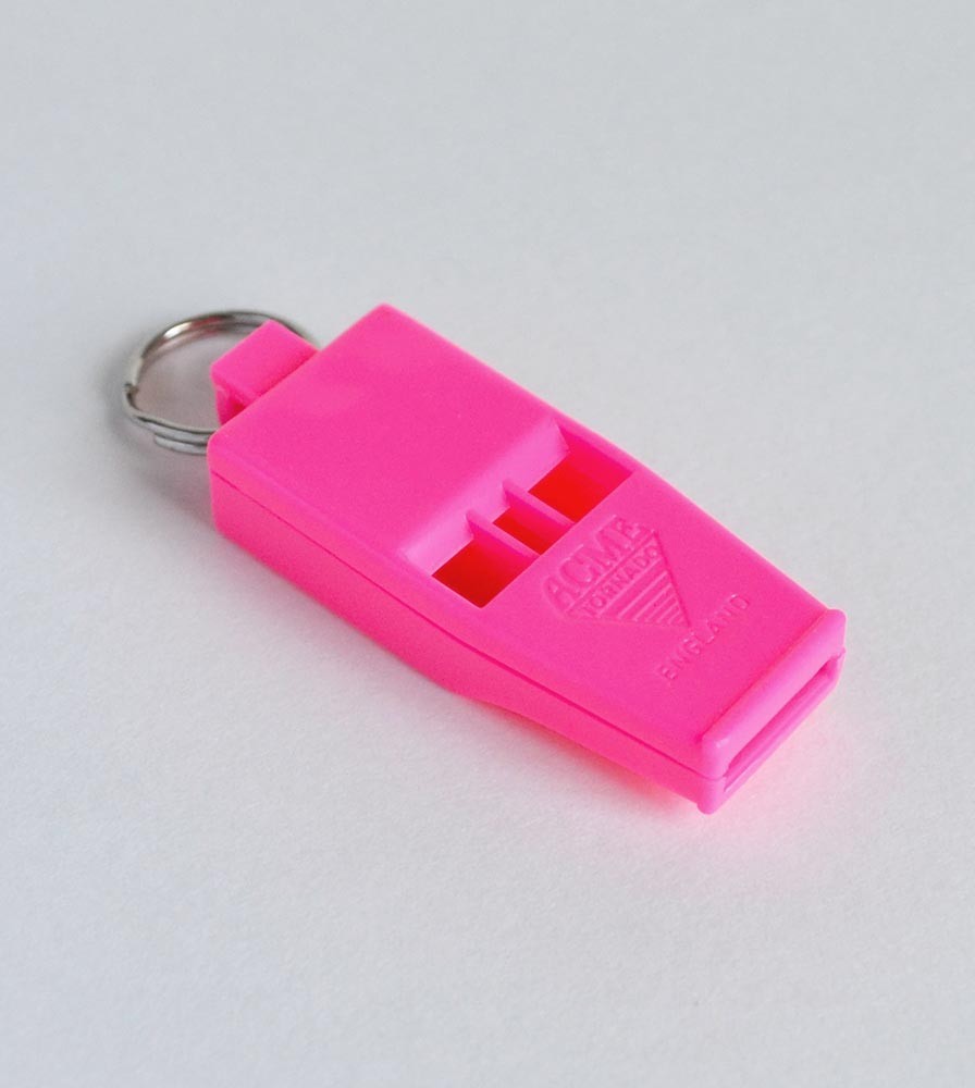 Acme No. 636 Tornado Slimeline Pealess 117dB Whistle, Choice of 7 Colors