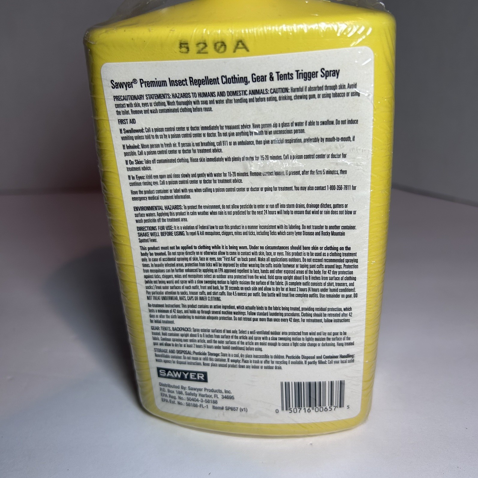 Sawyer Products Premium Permethrin Insect Repellent for Clothing, Gear & Tents
