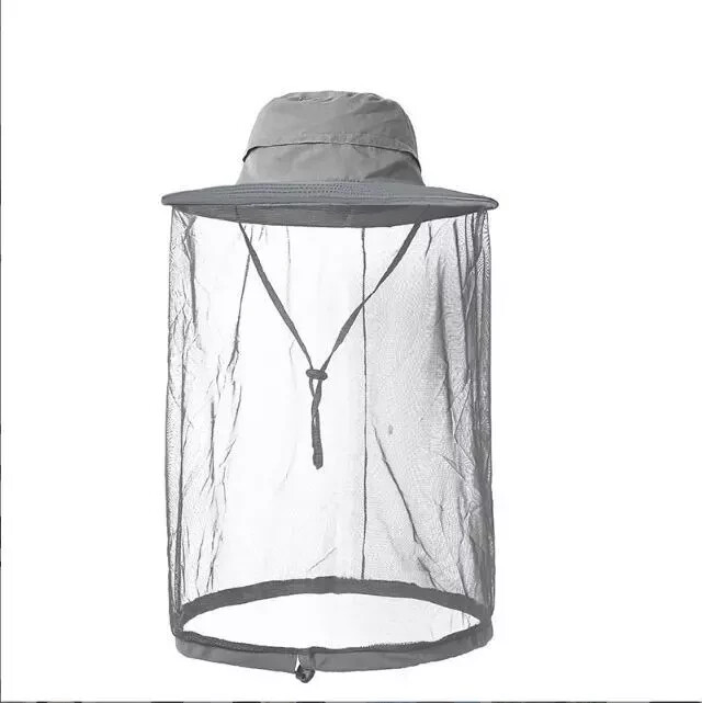 Mosquito Net Hat UPF50+ Sun Protection Insect Hats Beekeeping Fishing Hiking Hat