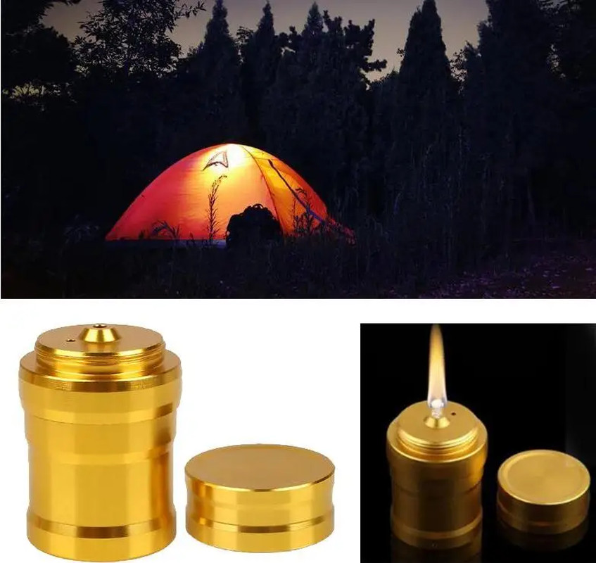 Portable Metal Mini Alcohol Lamp Laboratory Equipment Heating Liquid Stove Outdo