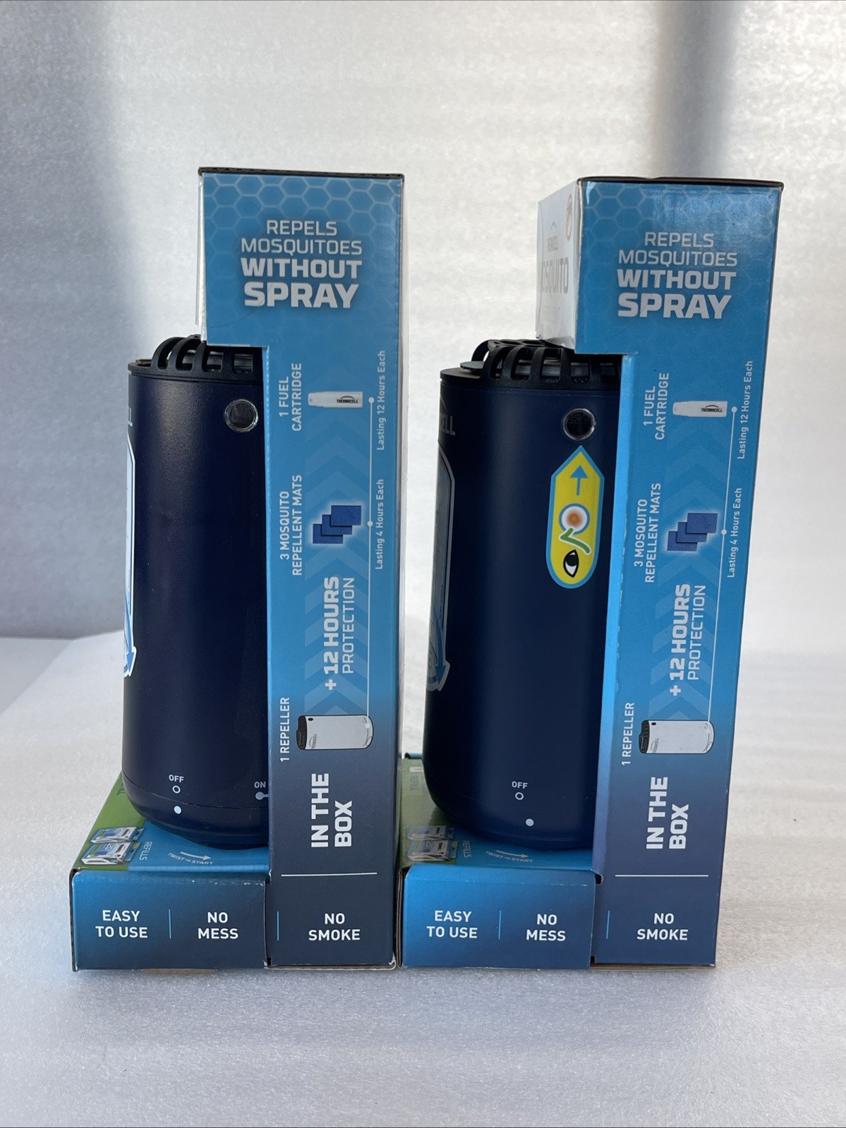 THERMACELL Mosquito Repellent Zone Device 15ft No Spray Scent Free NEW 2 Pack