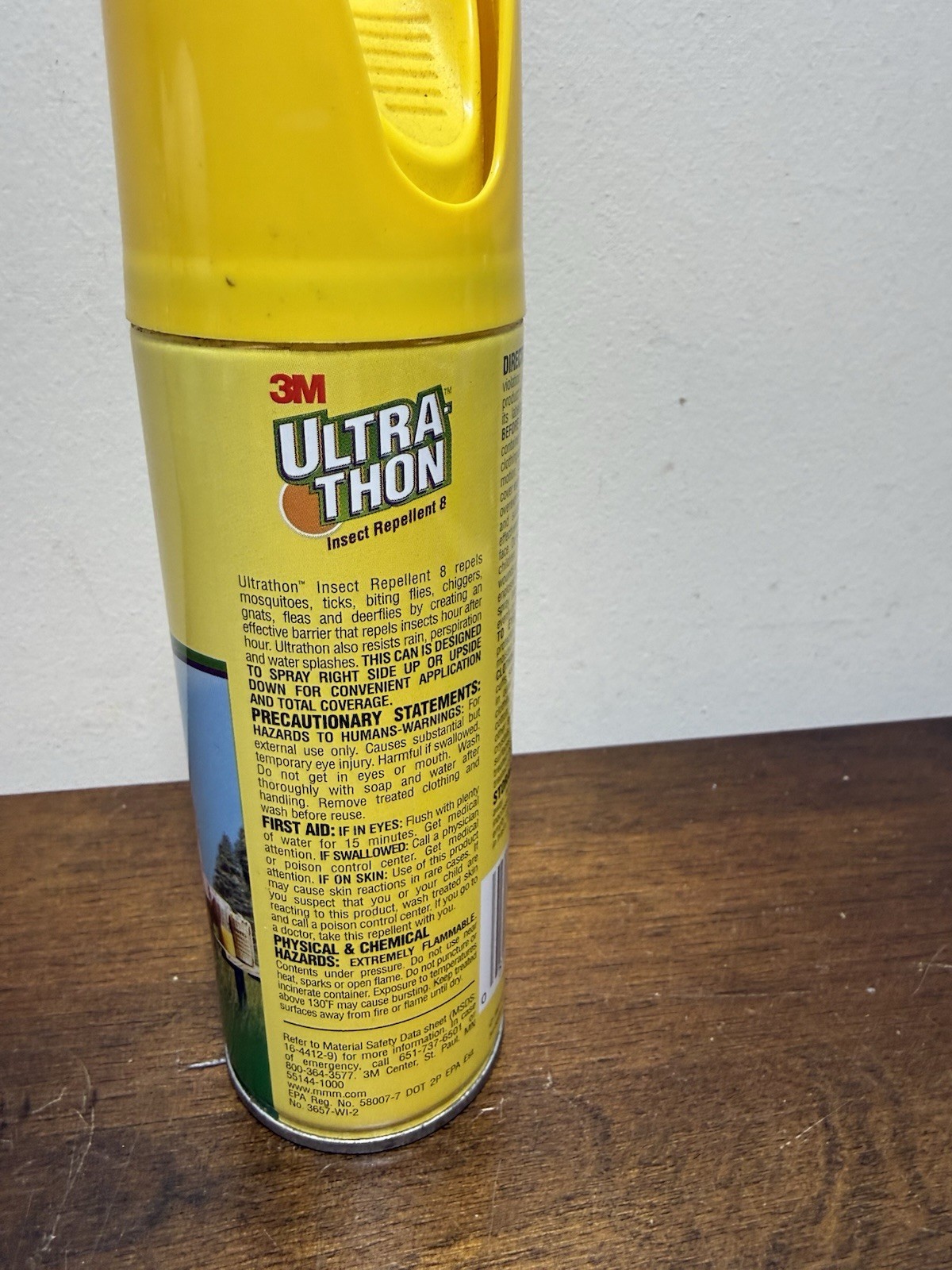 3M Ultrathon 6oz Insect Repellent 8 Hr Protection Vintage NOS
