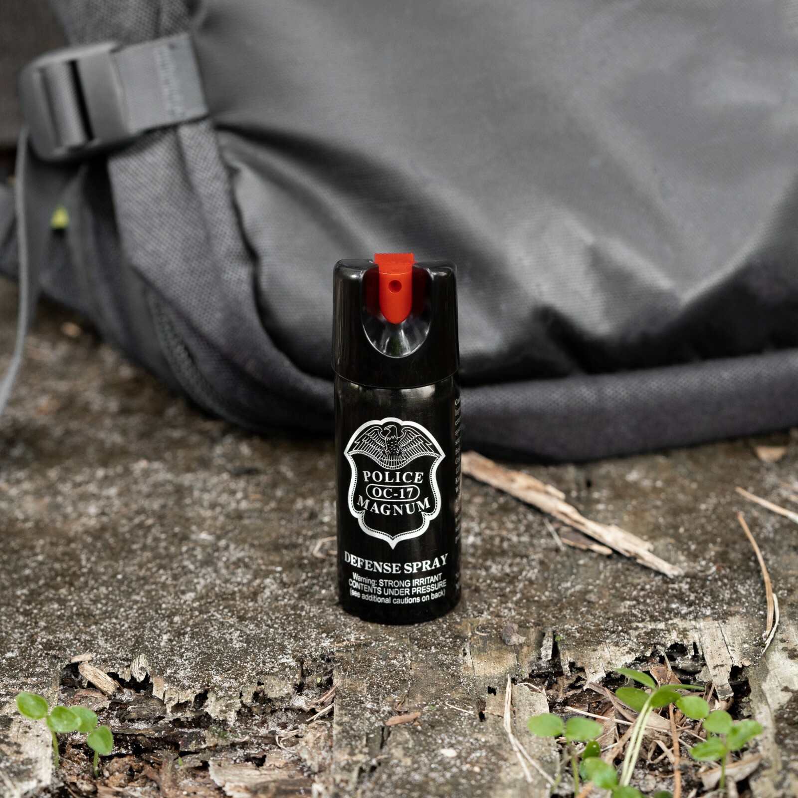 3 Police Magnum pepper spray 2 ounce Stream Twist Lock Safety Defense Protection