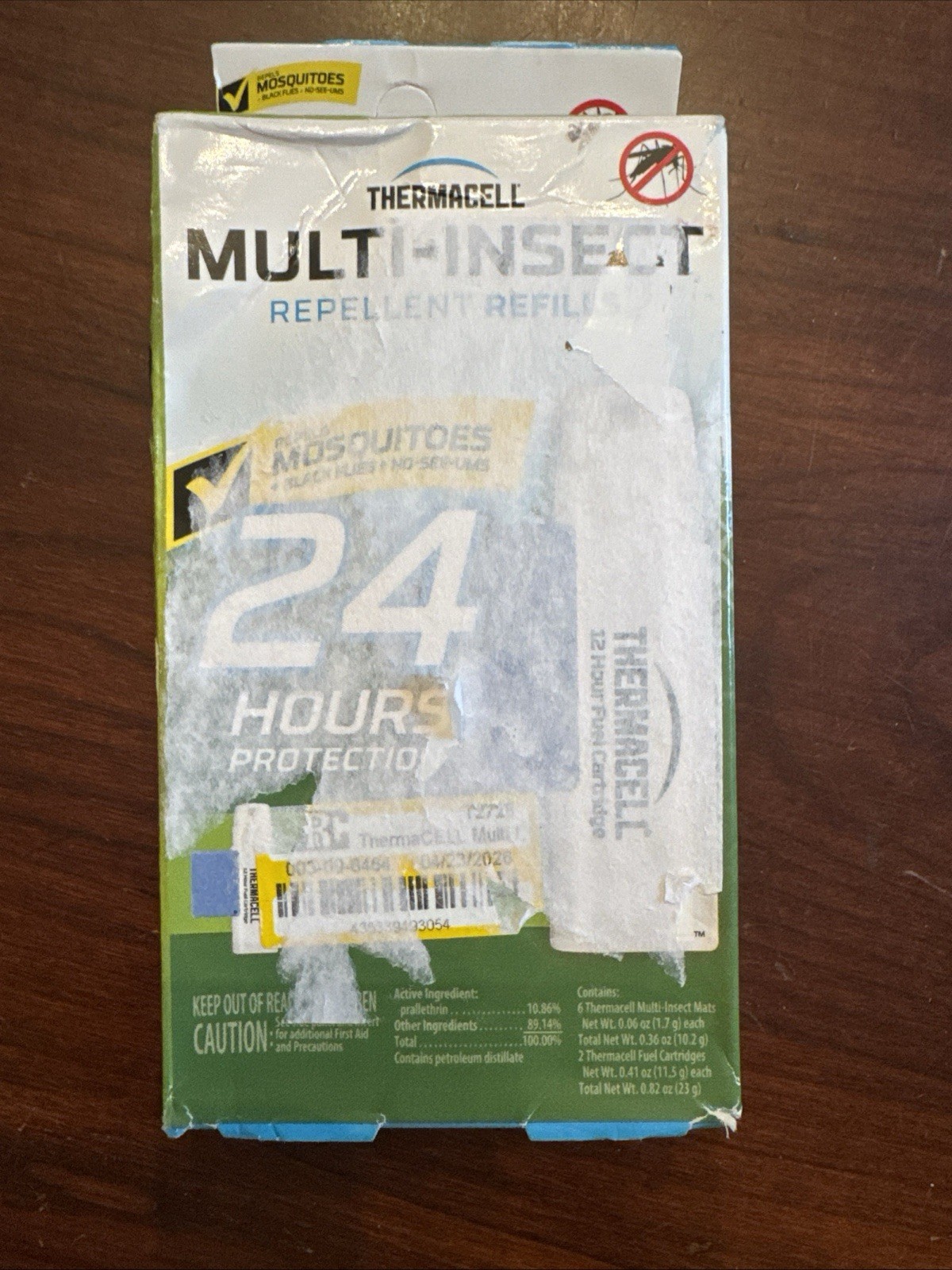 Thermacell Mosquito Repellent Refill 6 Mats 2 Cartridge Last 24 Hrs