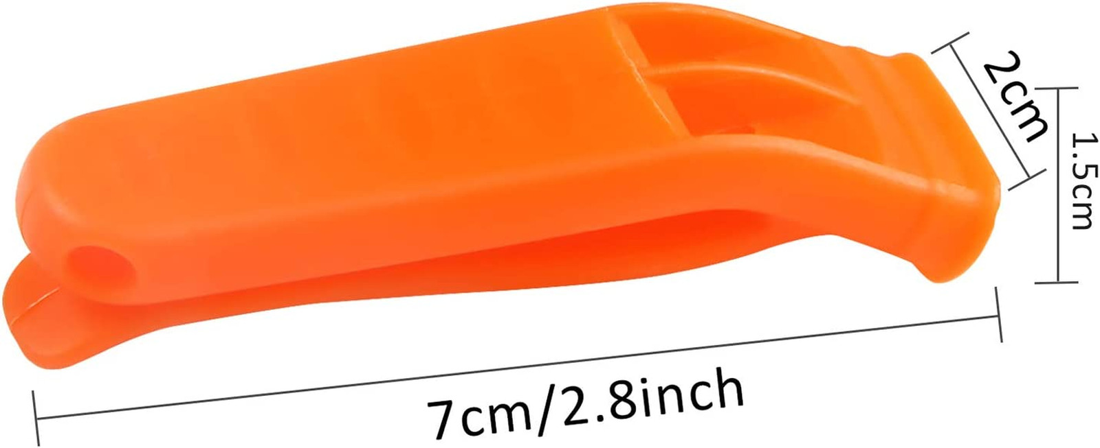 10 Pcs Safety Whistle Marine Whistle Plastic Whistles with Lanyard for Emergency