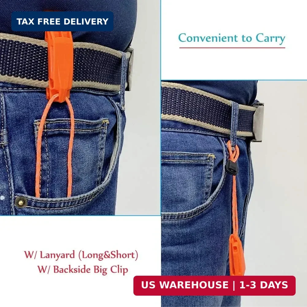 HEIMDALL Emergency Whistle with Lanyard for Safety Boating Camping Hiking Huntin