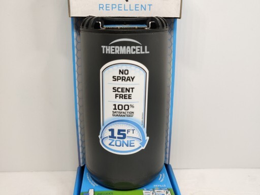 Brand New Thermacell Patio Shield Mosquito Repeller – Graphite!