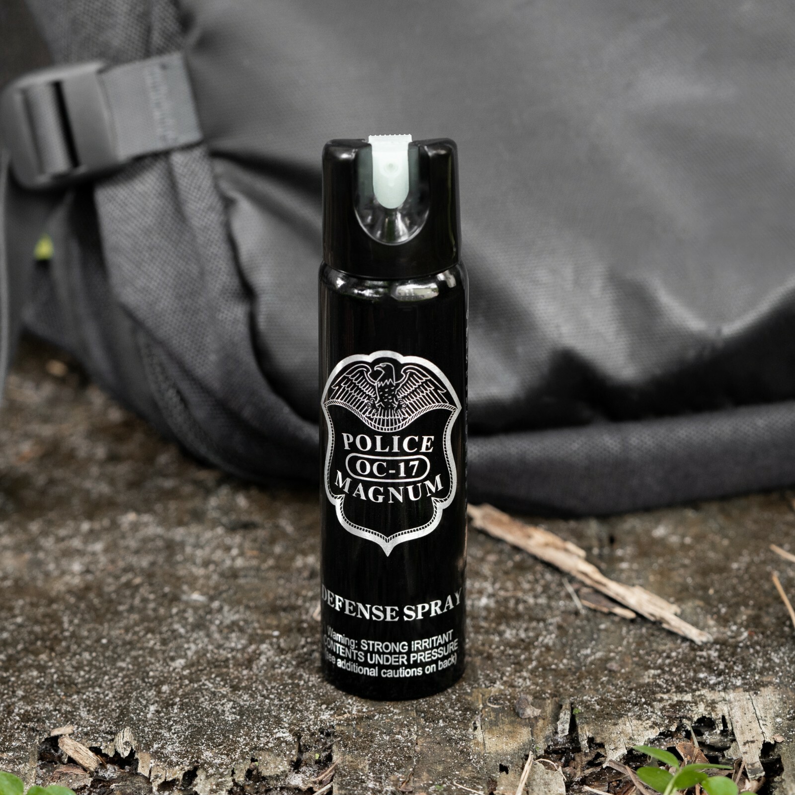 3 Police Magnum pepper spray 4oz GID Twist Lock Stream Safety Defense Security
