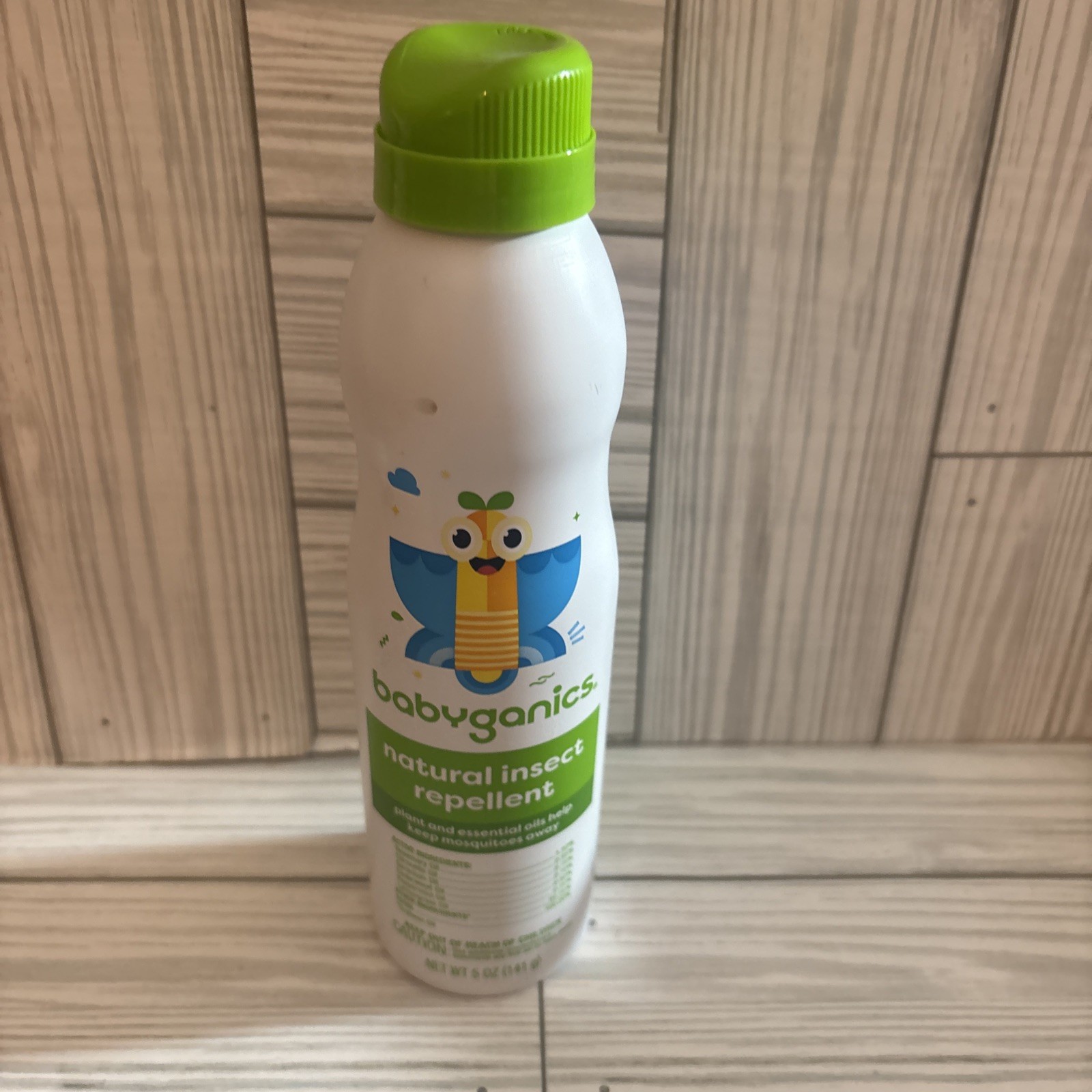 Babyganics Natural Insect Repellent Deet Free Plant and Essential Oils 5 fl Oz