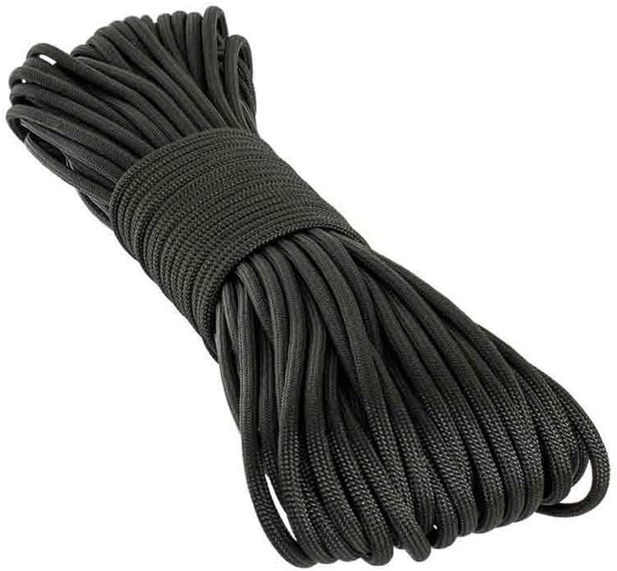 Solid Color 550Lb Paracord – 7 Strand Type III Nylon Cord for Indoor and Outdoor