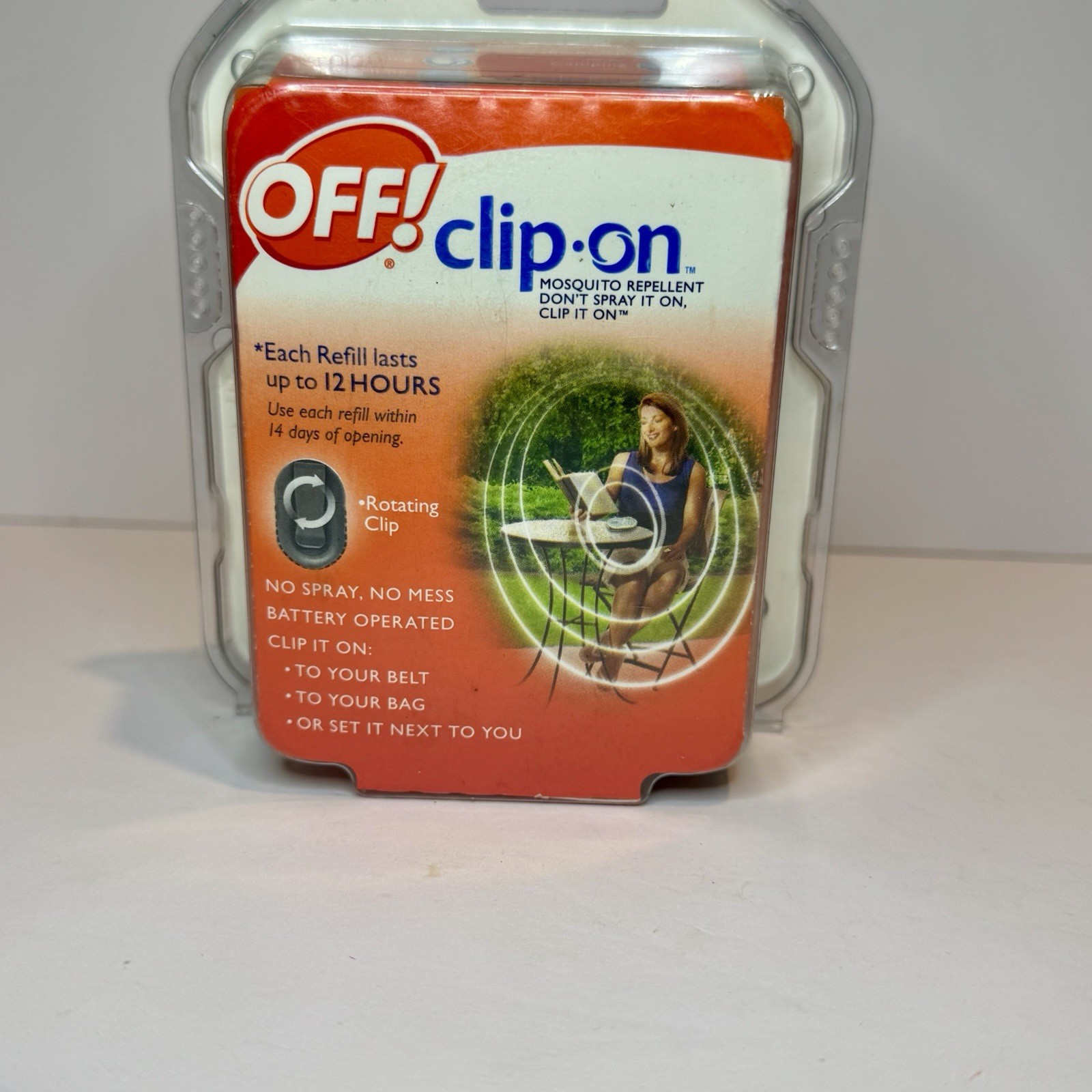 OFF! Clip On Mosquito circulated Repellent Fan Starter Unit Discontinued NEW NOS