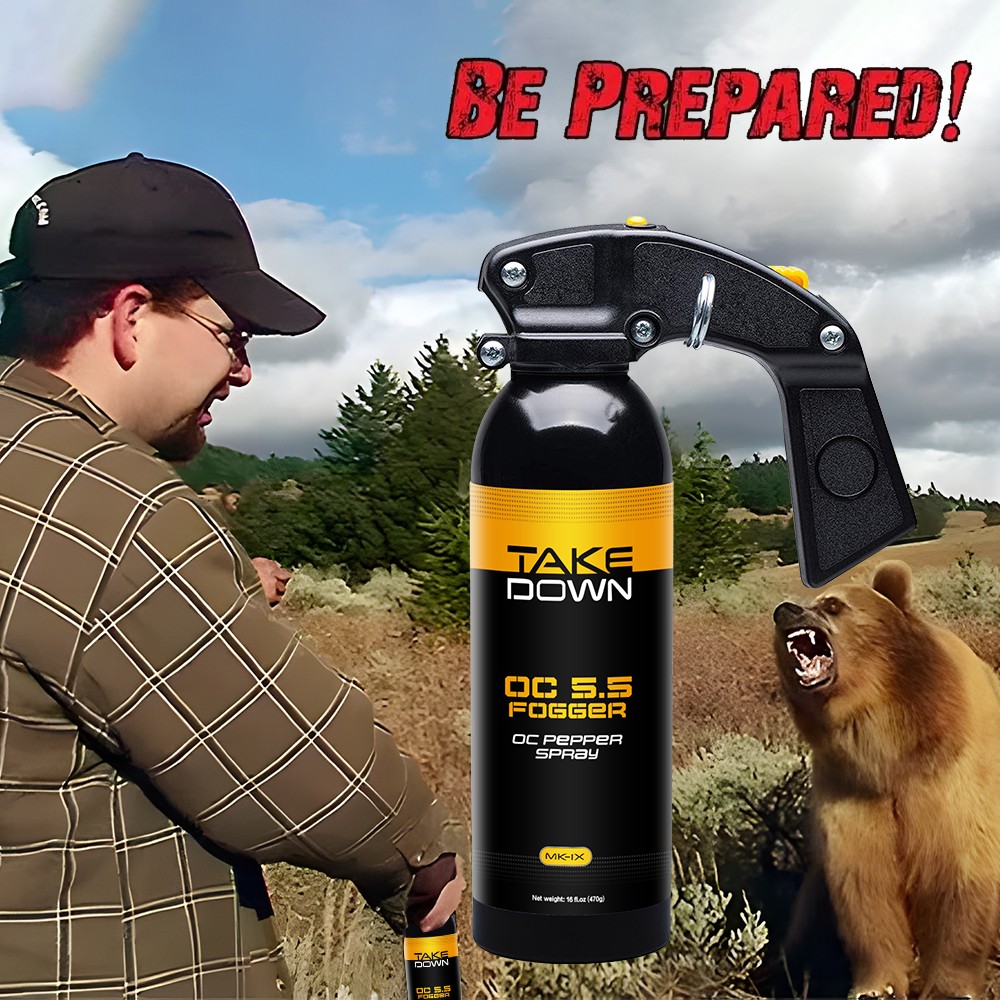 Maximum Strength Pepper Spray 16 oz w/ Holster – Outdoor Personal Protection