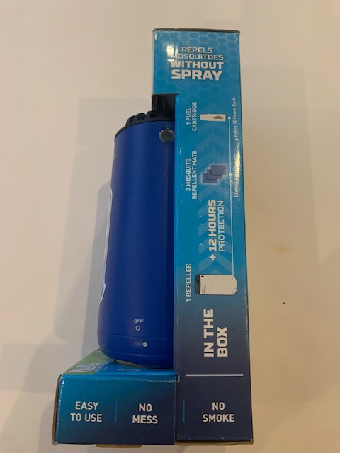 Thermacell Mosquito Repellent Patio Shield Blue 15 Ft Zone Scent Free No Spray